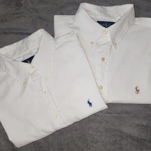 2 Ralph Lauren dress shirts bundle